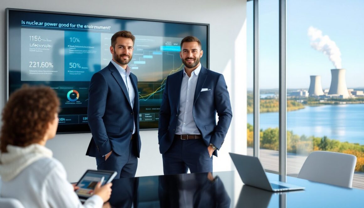 är kärnkraftverk bra för miljön
