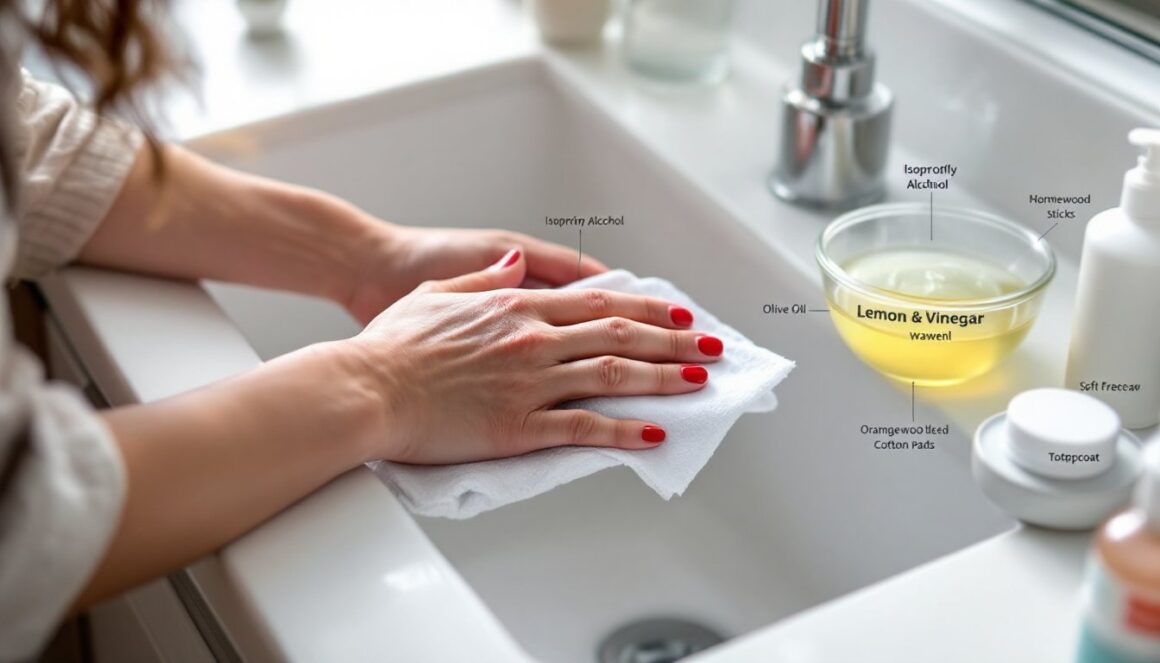 hur får man bort nagellack utan nagellacksborttagning