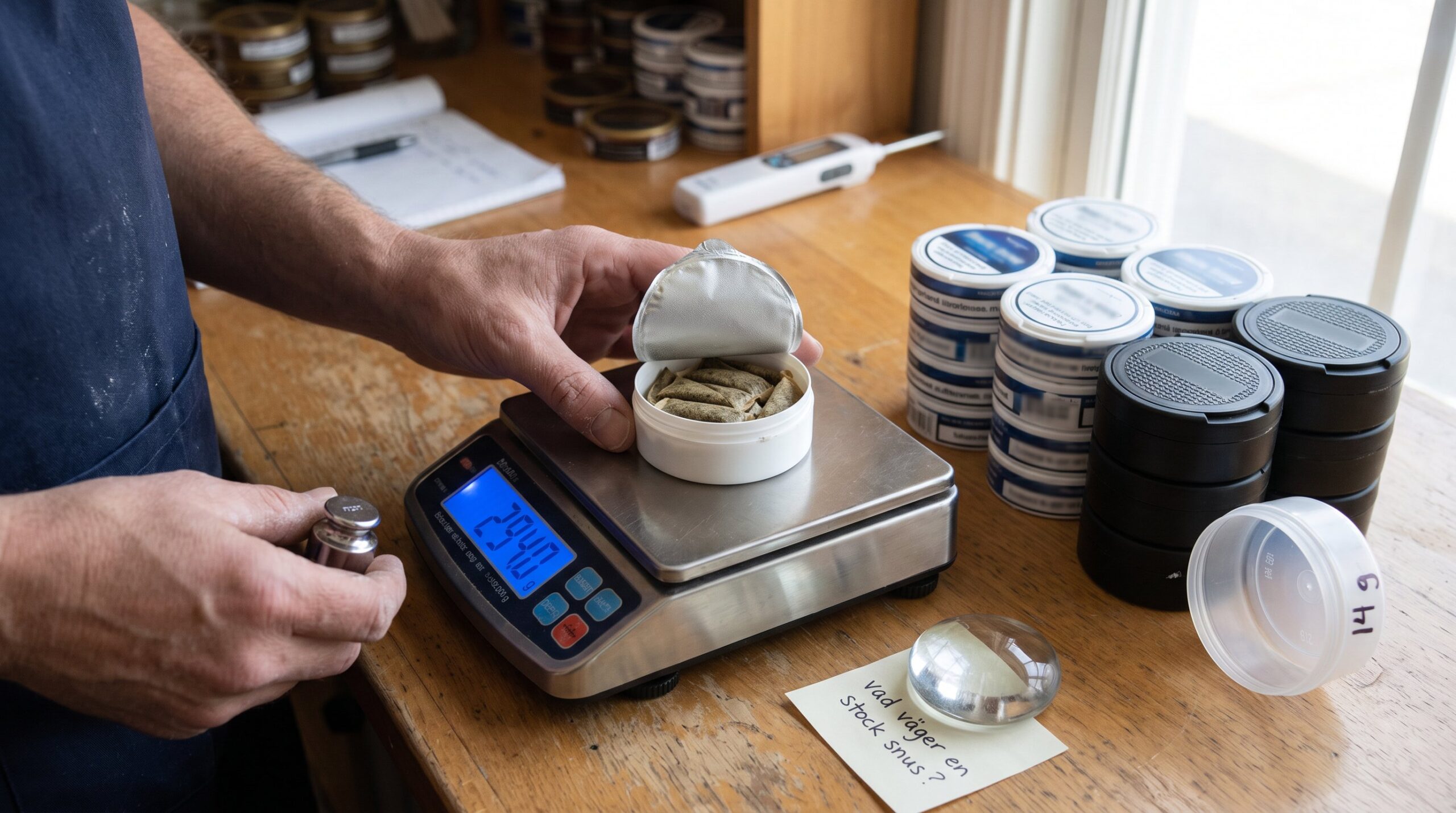 vad v&auml;ger en stock snus