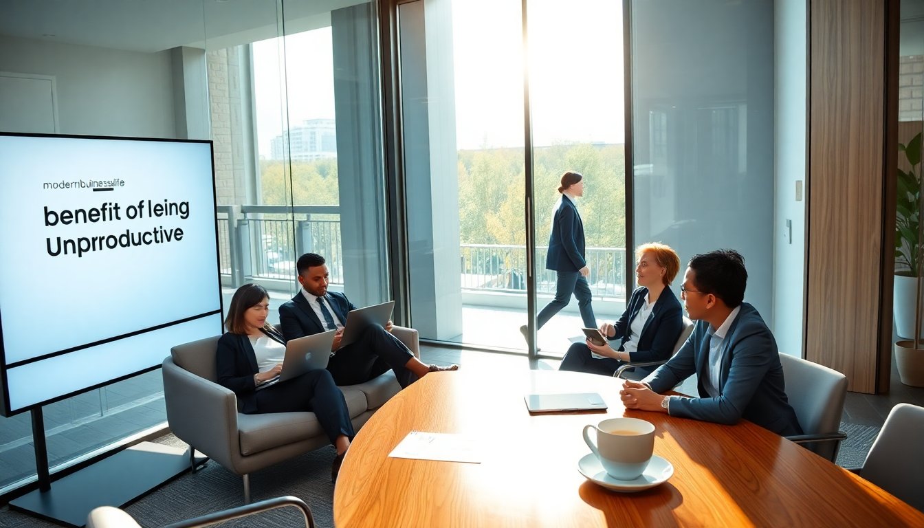 modernbusinesslife benefits of being unproductive