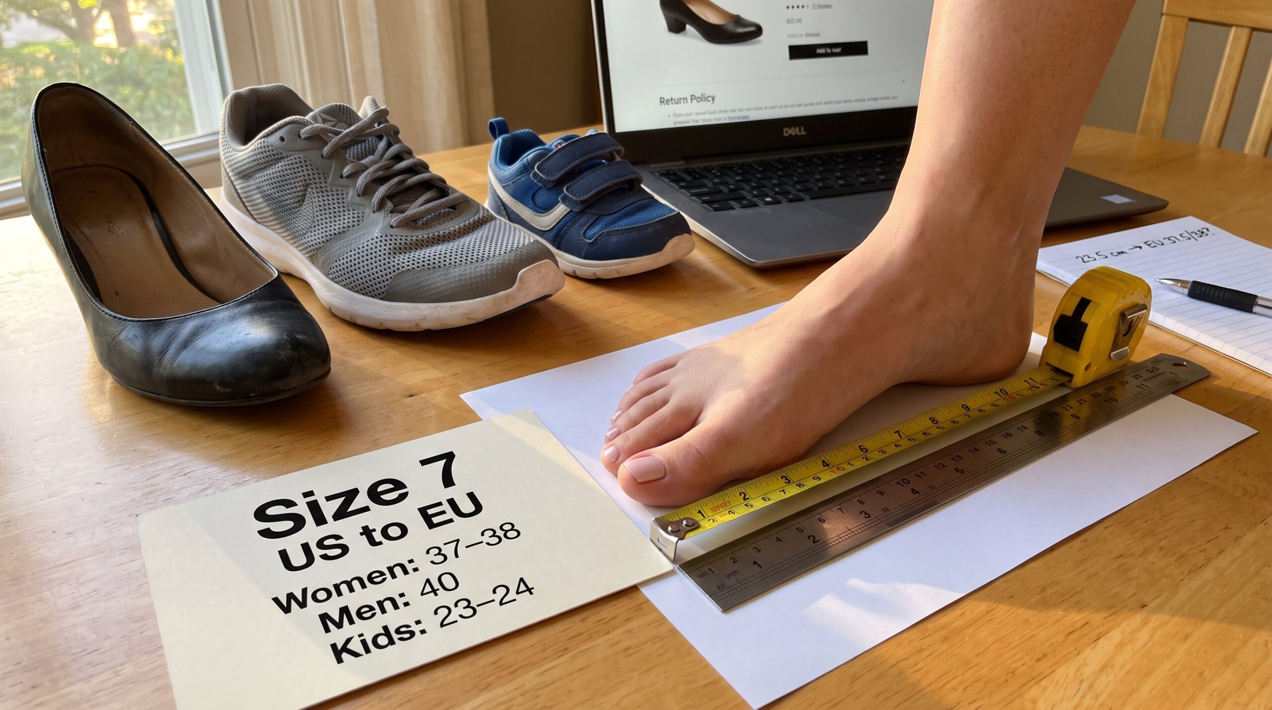 size 7 us to eu
